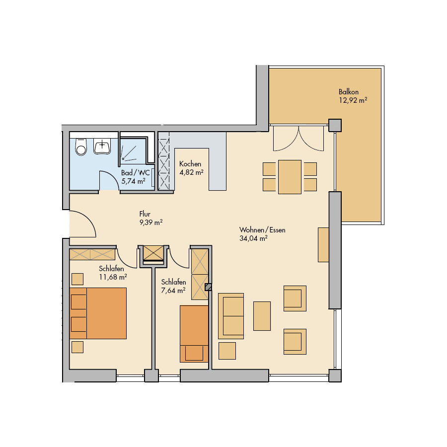 Haus Meerdüne Wohnung 14